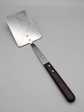 Vtg Imperial Ware Vanadium Stainless Steel & Wood Spatula Flipper Turner USA